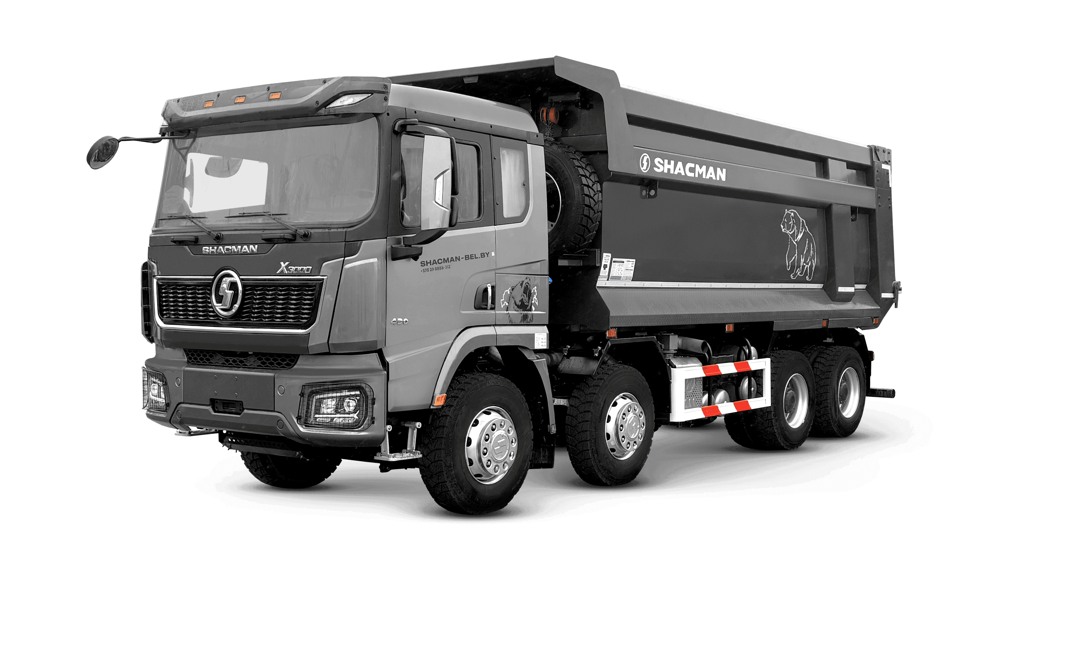 Короткий самосвал Shacman 8x4